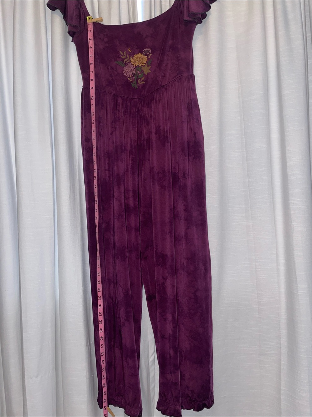 Purusha People 🌸 Jumpsuit w/ Flutter Sleeves | The Gathering Aphrodite Jumpsuit - Picture 8 of 9